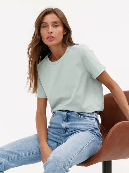 100% Cotton Basic Plain Color T-Shirt