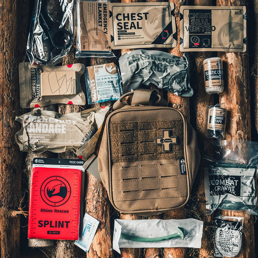 RHINO RESCUE-SE IFAK Trauma First Aid Kit | Tactical Emergency Gear