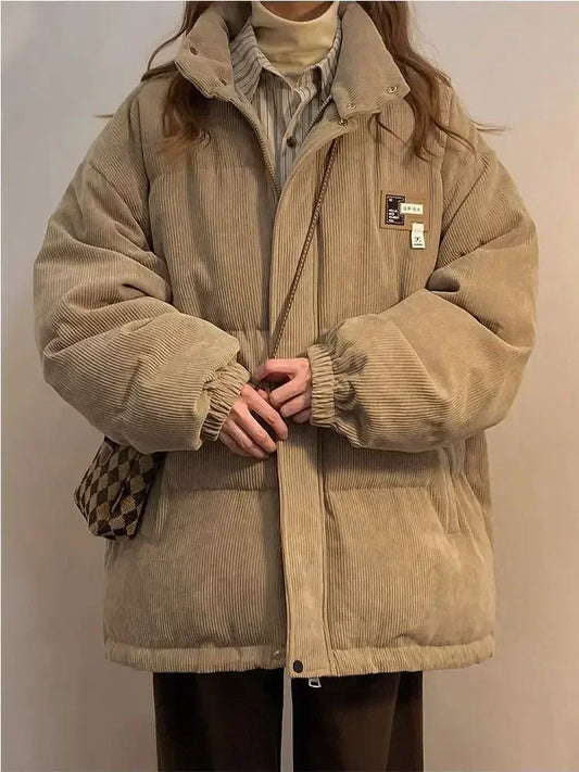 Women's Corduroy Thick Coat