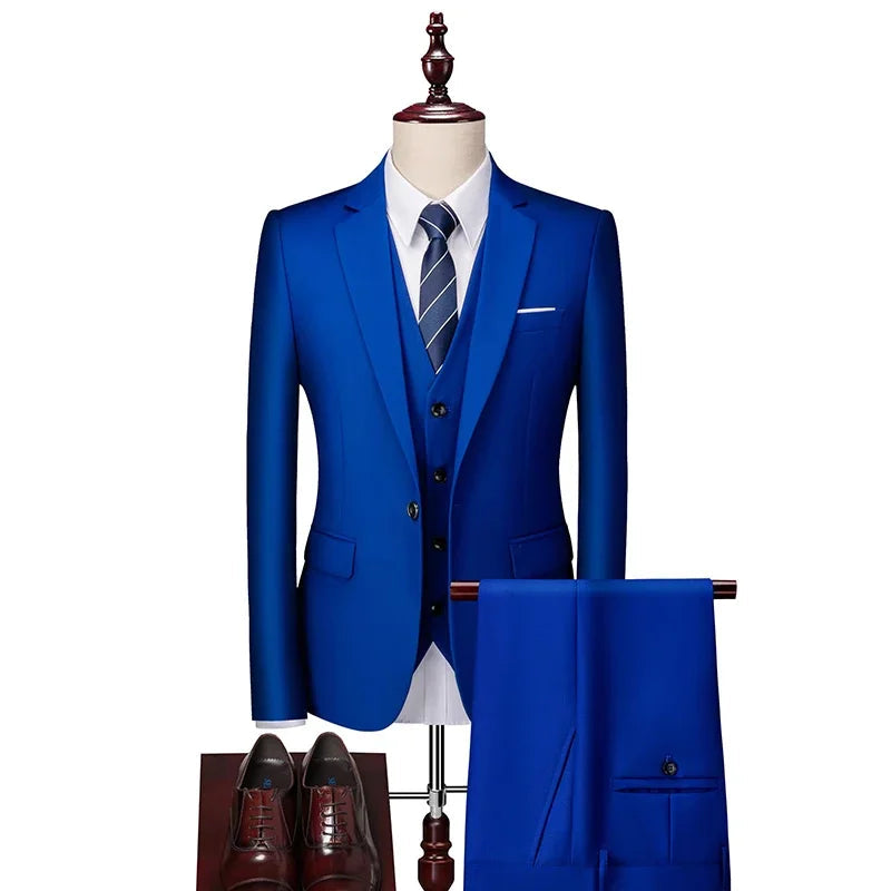 Men’s 3-Piece Formal Business Suit