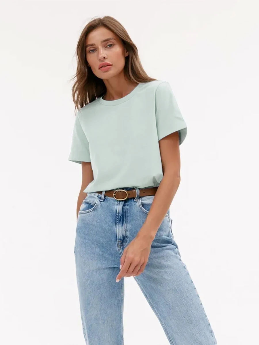 100% Cotton Basic Plain Color T-Shirt