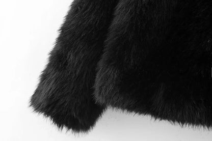 Women's Casual Oversized Fur Coat