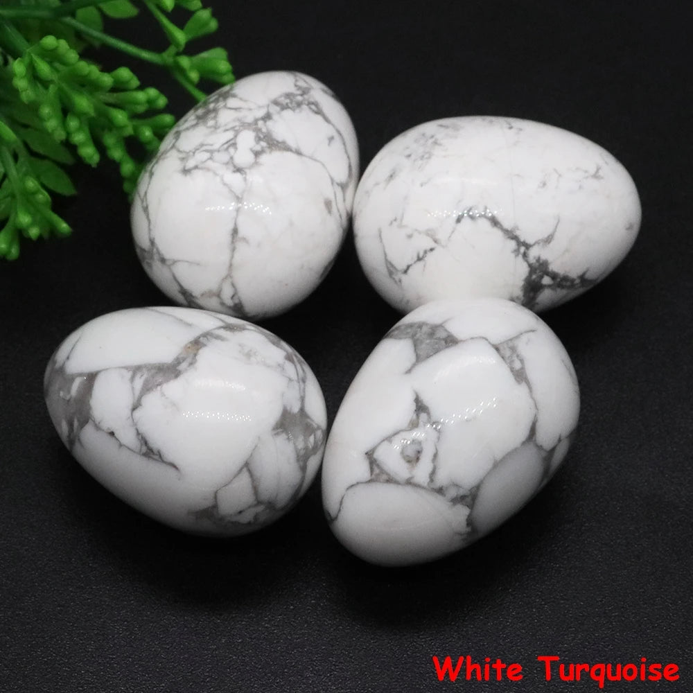 Egg Shape Natural Healing Stones 22x30 MM