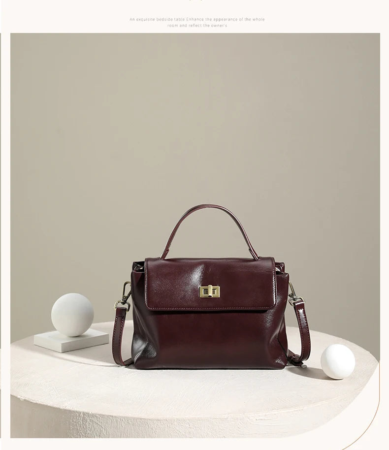 Genuine Leather Handbag