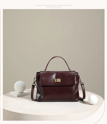 Genuine Leather Handbag