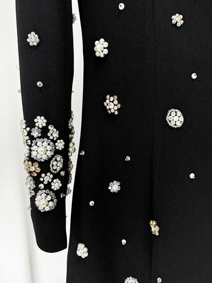 Luxury Beaded Floor-Length Formal Dress – High Street Dress