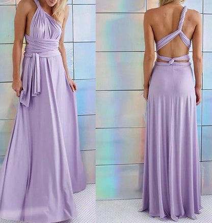 Floor Length Maxi Wrap Convertible Infinity Bridesmaid Multiway Dress