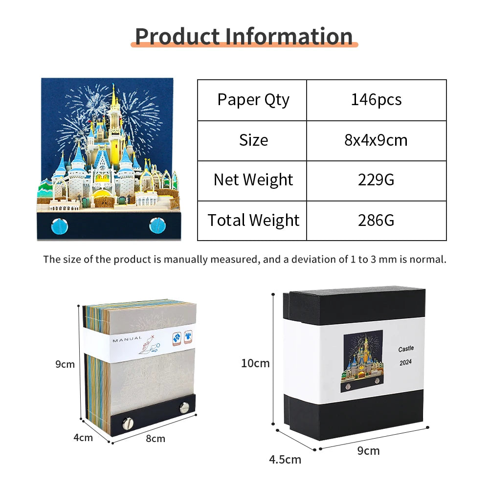 3D Time Piece 2026 Calendar With Light - Gift for Christmas