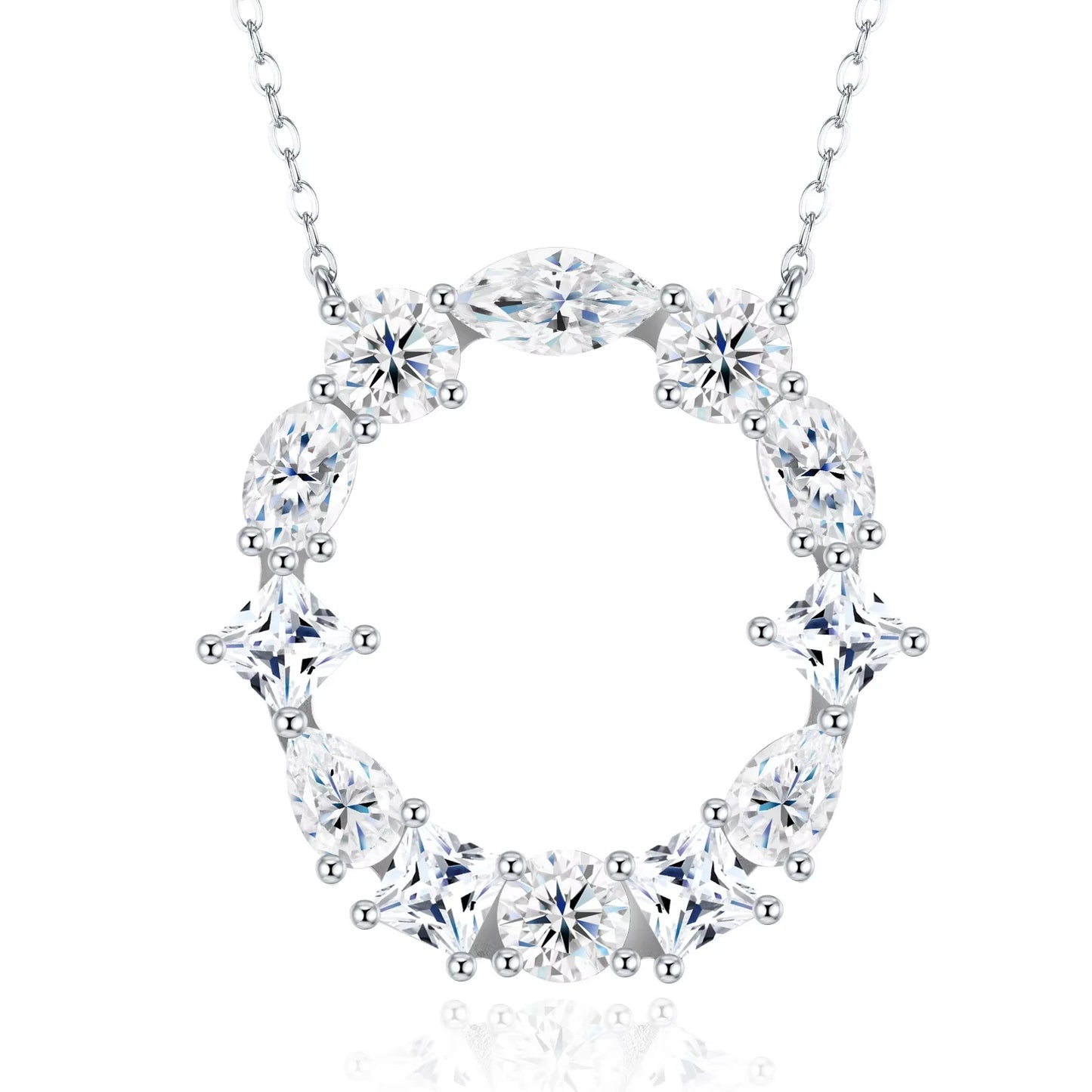 Moissanite Letters Necklace - Luxury Christmas Gift For Women & Men