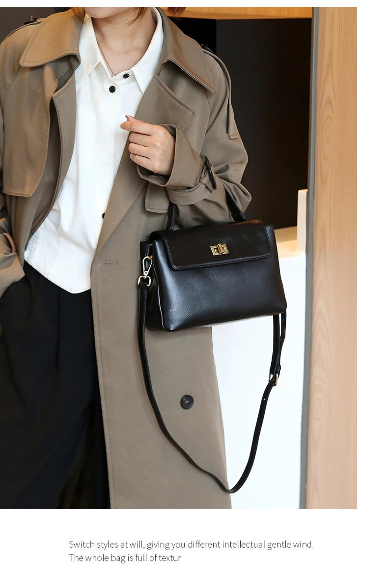 Genuine Leather Handbag
