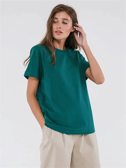 100% Cotton Basic Plain Color T-Shirt