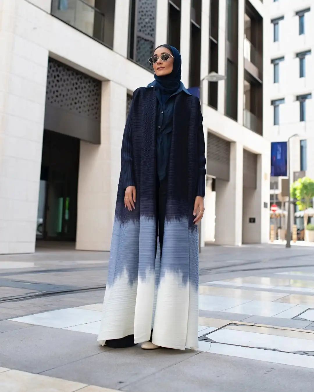 Open Printed Cardigan Abaya – Modest Cardigan