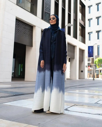 Open Printed Cardigan Abaya – Modest Cardigan