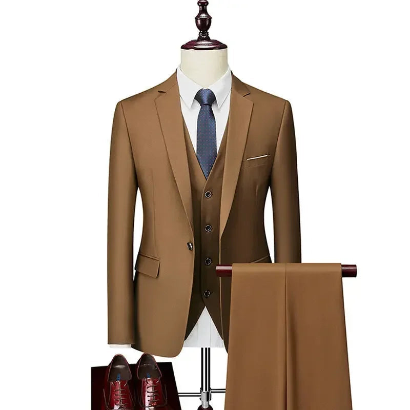 Men’s 3-Piece Formal Business Suit