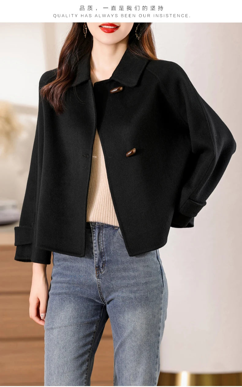 100% Pure Cashmere Thick Short Jacket
