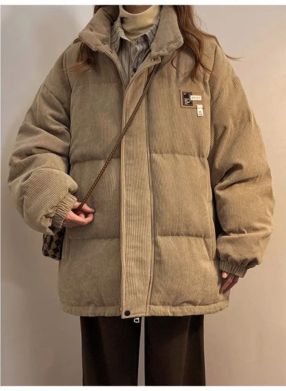 Women's Corduroy Thick Coat