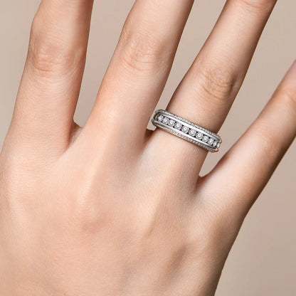 1.5 Carat Moissanite Eternity Ring - Gift For Her