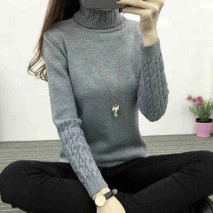 Knitted Turtleneck Sweater