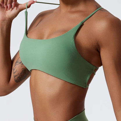 Square Neckline Workout Bra