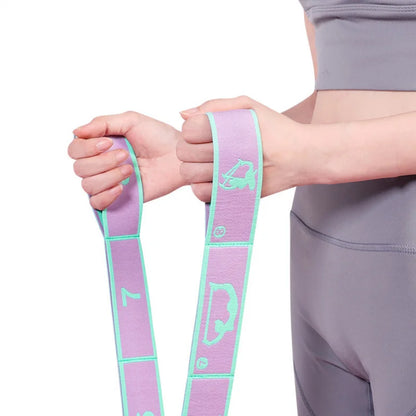 Pilates and Yoga 8-Grid Resistance Bands (3 Pcs)