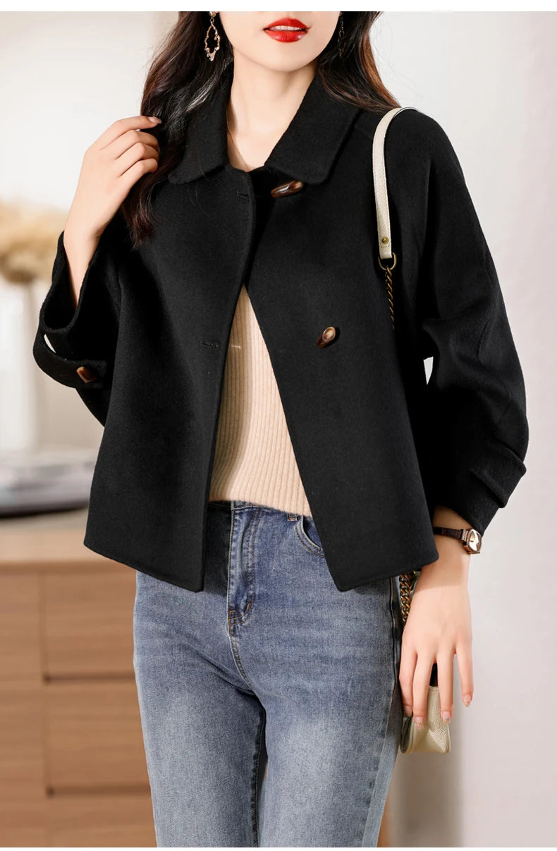 100% Pure Cashmere Thick Short Jacket