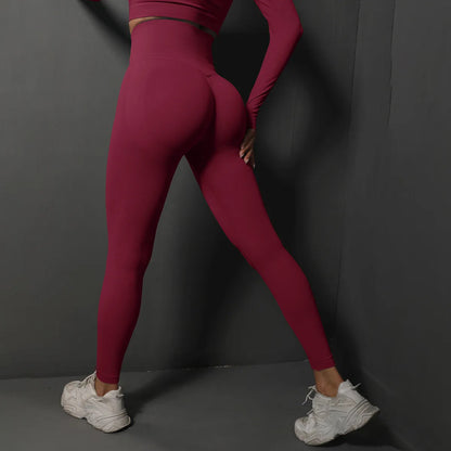 Seamless Tummy Control Booty Lifting Workout Yoga Leggings