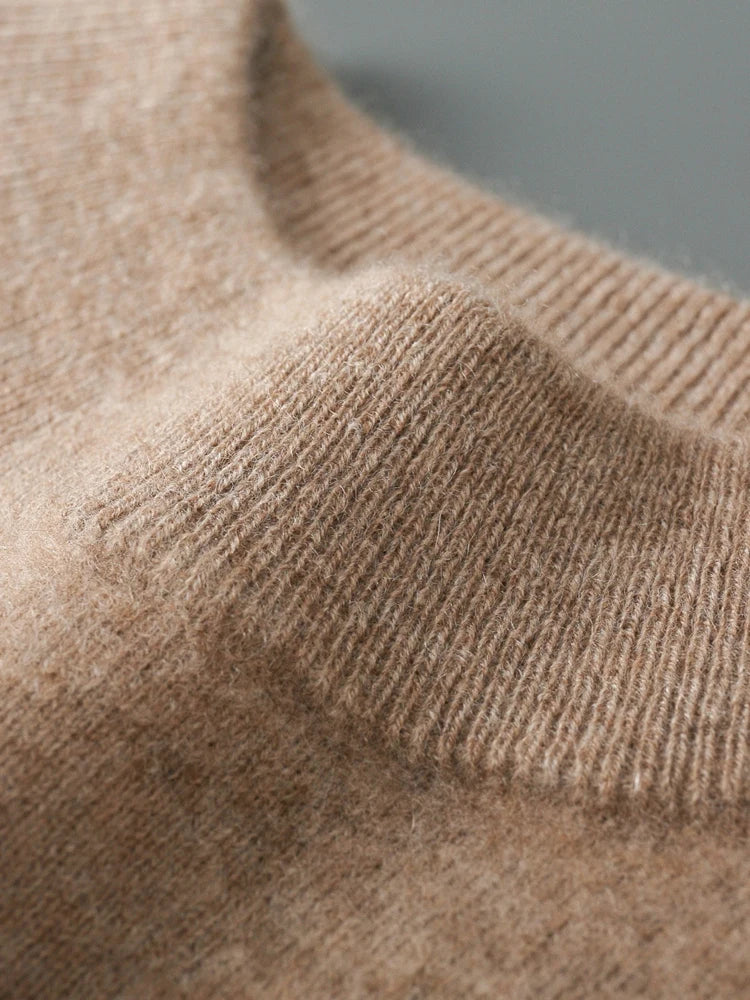 Men's 100% Merino Wool Crewneck Sweater