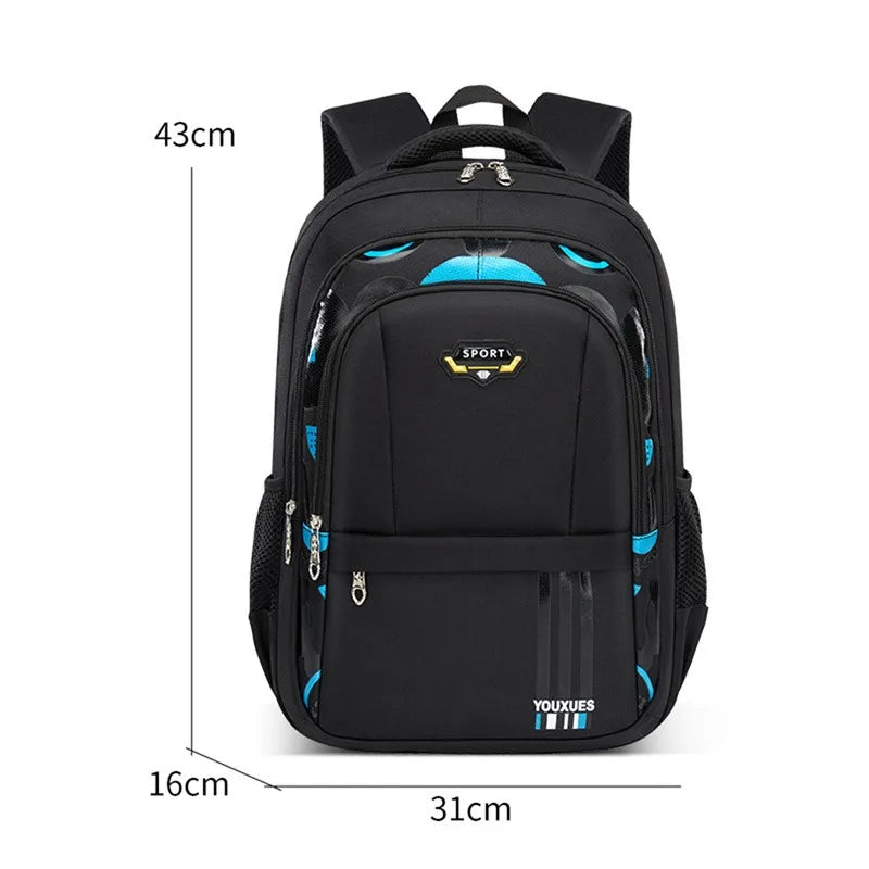 Large Capacity Teenagers School Waterproof Backpack