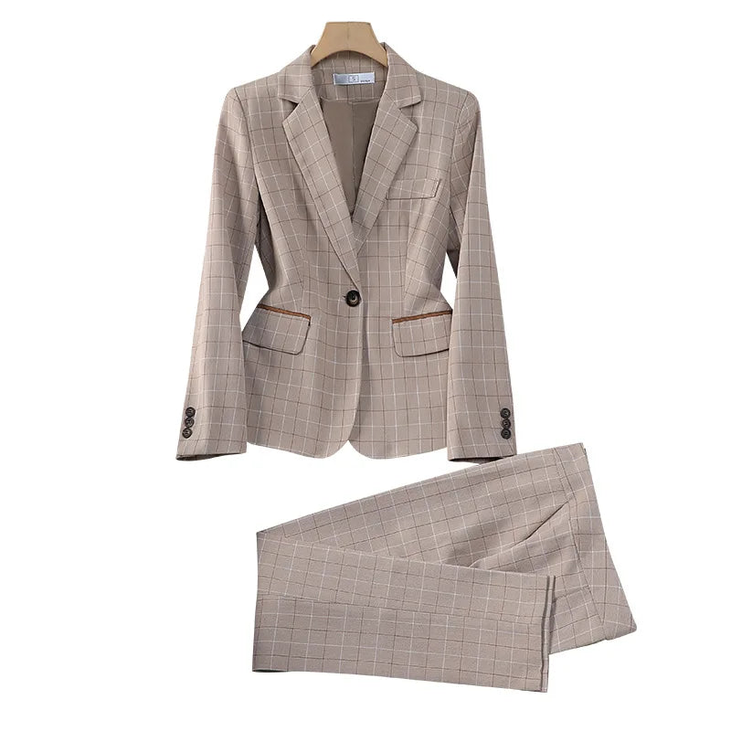 Women's Plaid Pantsuits