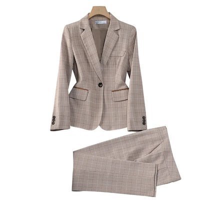 Women's Plaid Pantsuits