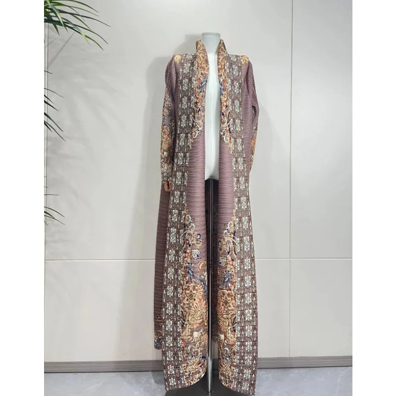 Open Printed Cardigan Abaya – Modest Cardigan
