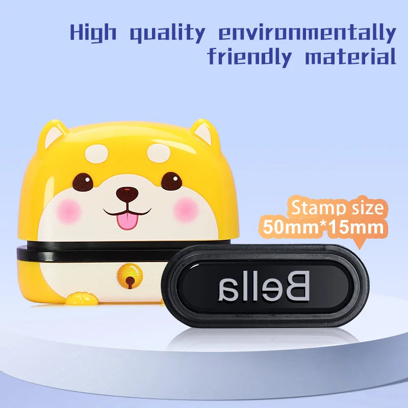 Waterproof Non-Fading Custom Name Stamp For Kindergarten and School Supplies