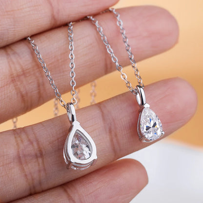 All Cuts Moissanite Solitaire Necklace