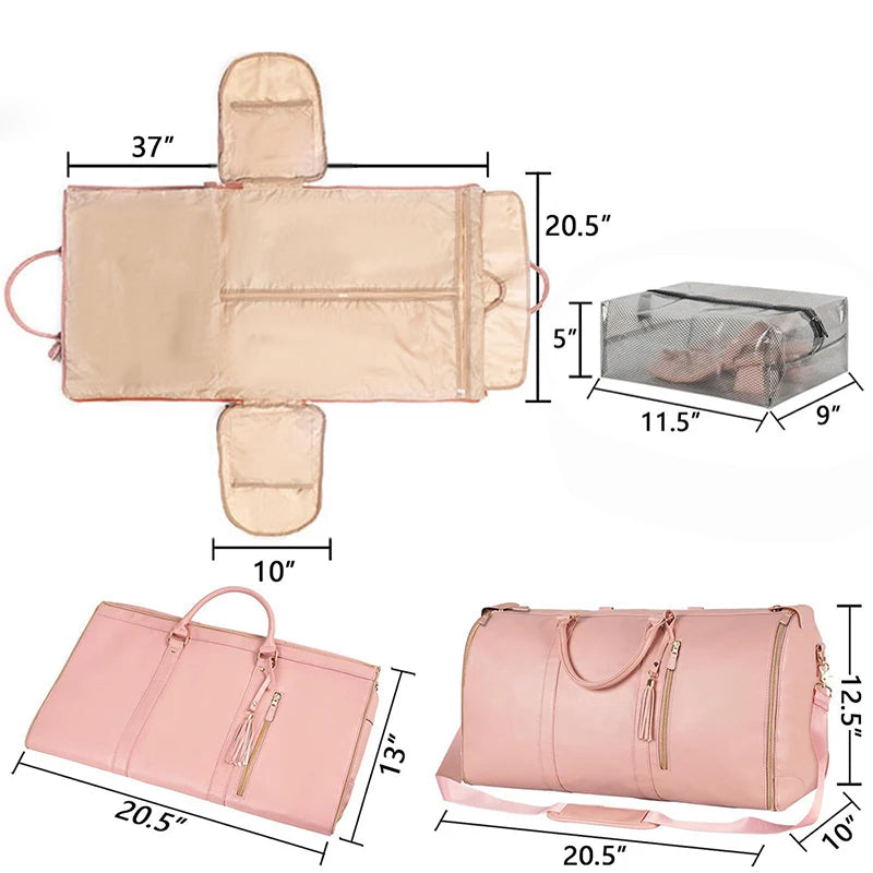 Large Capacity Folding Suitcase