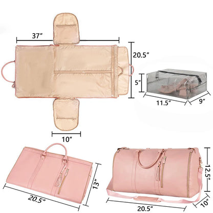 Large Capacity Folding Suitcase