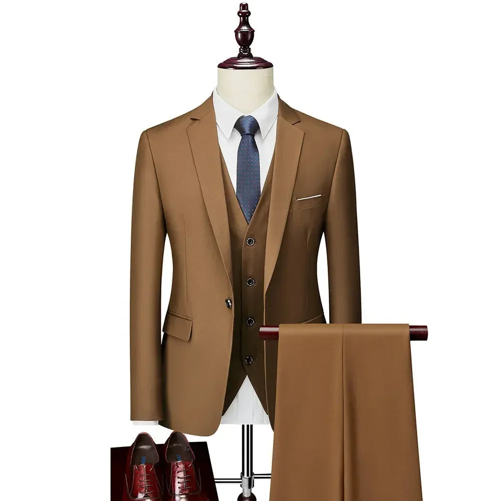 Men’s 3-Piece Formal Business Suit