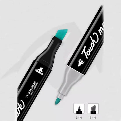 Double-Sided Oily Markers Set