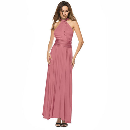 Floor Length Maxi Wrap Convertible Infinity Bridesmaid Multiway Dress