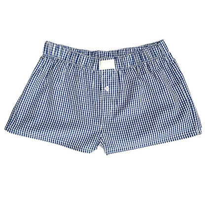 Women's Plaid Boxer Short