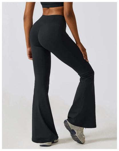 Flare Leggings High Waist Wide Leg Yoga Trousers