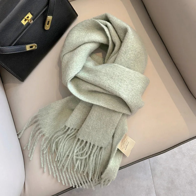 100% Wool Scarf - Christmas Gift for Him