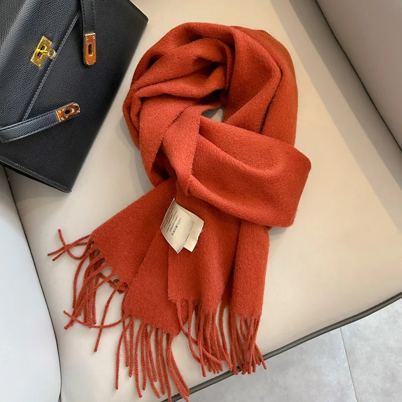 100% Wool Scarf - Christmas Gift for Him