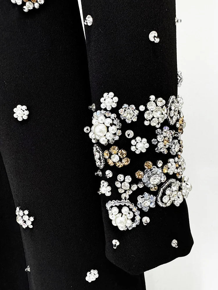 Luxury Beaded Floor-Length Formal Dress – High Street Dress