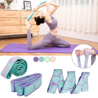 Pilates and Yoga 8-Grid Resistance Bands (3 Pcs)