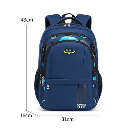 Large Capacity Teenagers School Waterproof Backpack