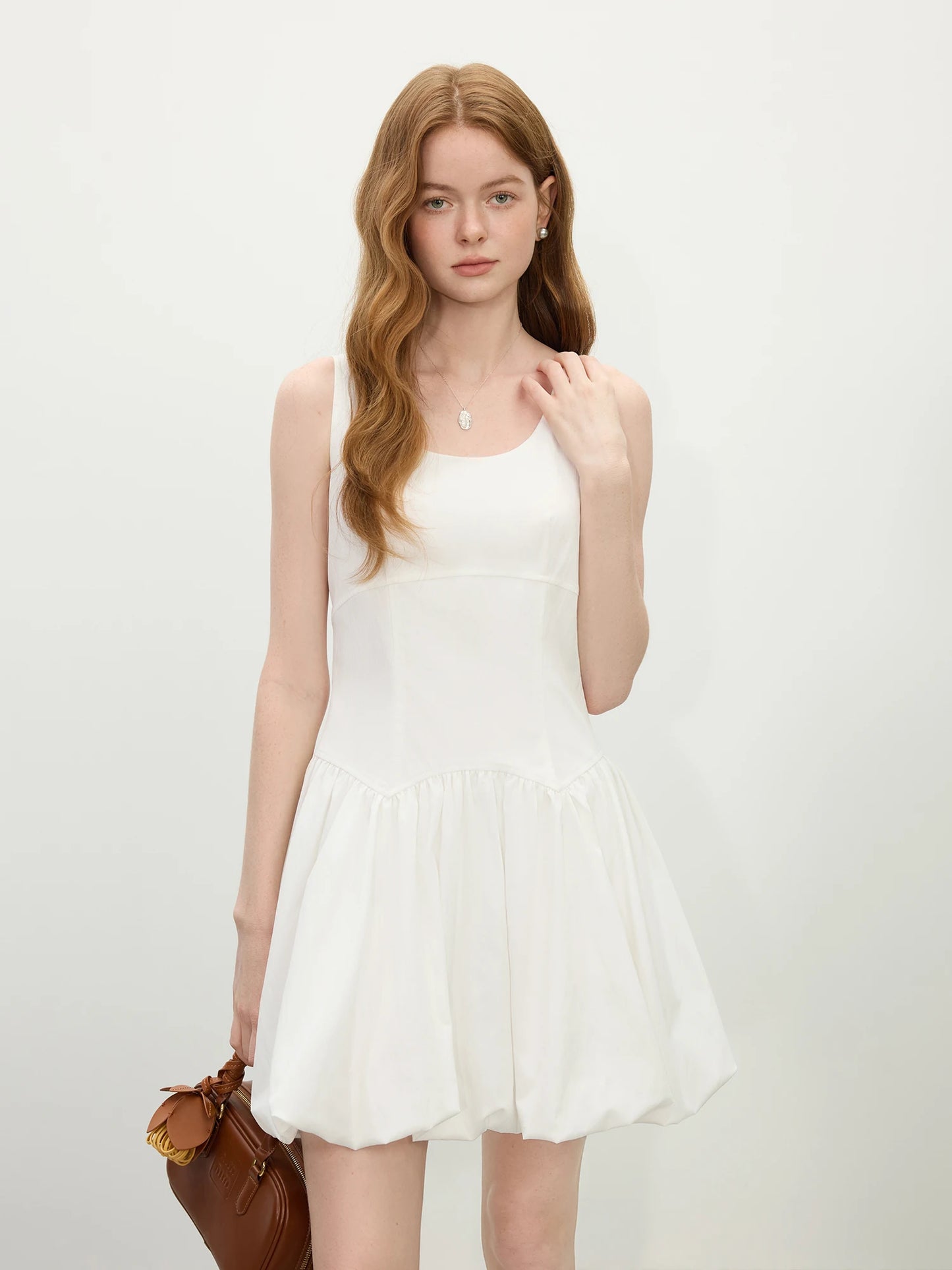 100% Cotton Sleeveless A-Line Mini Dress