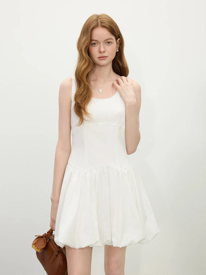 100% Cotton Sleeveless A-Line Mini Dress