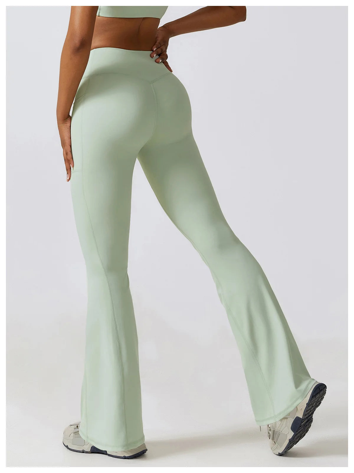 Flare Leggings High Waist Wide Leg Yoga Trousers