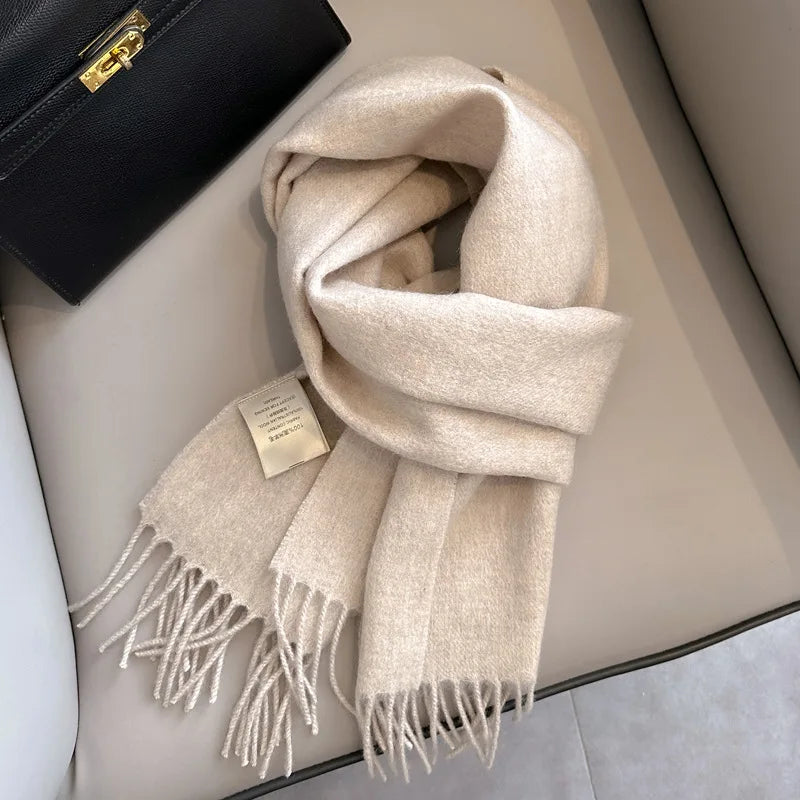 100% Wool Scarf - Christmas Gift for Him