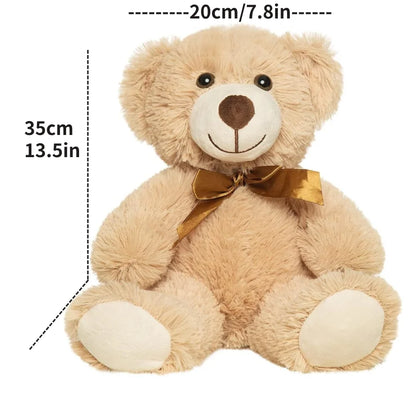 5-Piece Teddy Bear Plush Set – Valentine’s Day Gift for Her